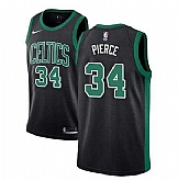 Men's Boston Celtics #34 Paul Pierce Black Statement Edition Stitched Basketball Jersey Dzhi,baseball caps,new era cap wholesale,wholesale hats